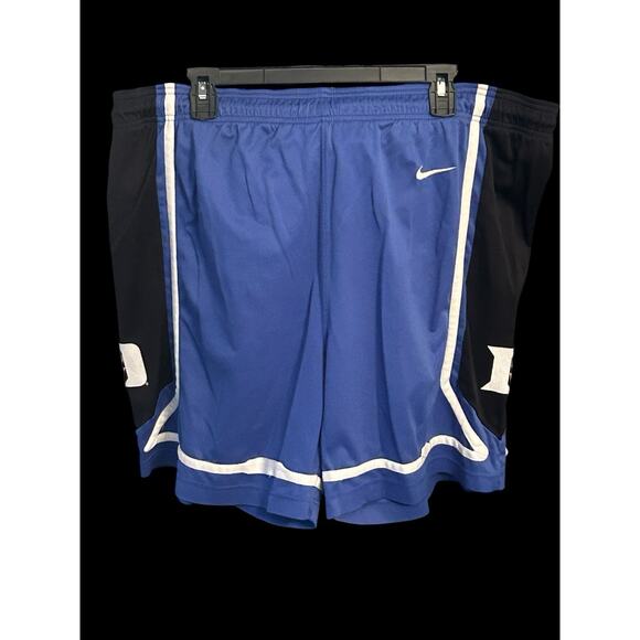 Duke Blue Devils‎ Basketball Shorts Mens Large NCAA NIKE 2000s Y2K - Picture 1 of 8